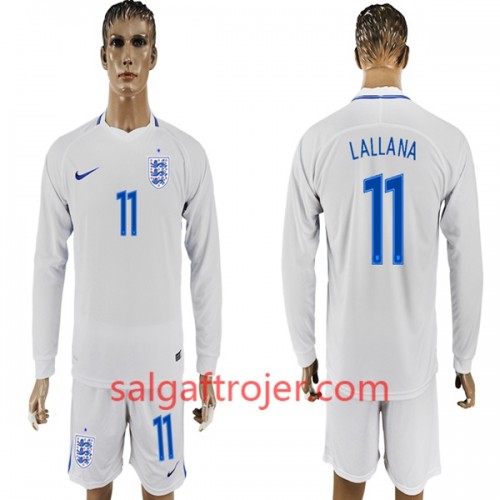 England Fodboldtrøjer Lallana 11 Hjemmebanesæt VM 2018 Langærmet England Fodboldtrøjer Lallana 11 Hjemmebanesæt VM 2018 Langærmet